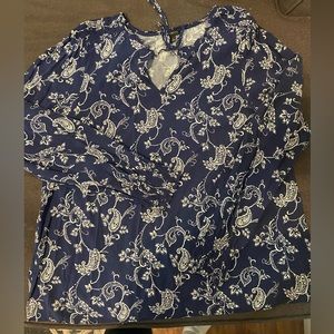 Talbots Blue top